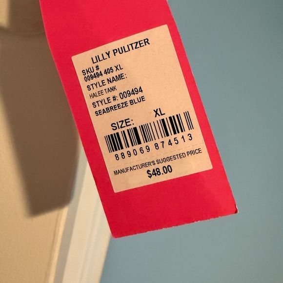 Lilly Pulitzer Haylee Tank XL NWT - Picture 4 of 4